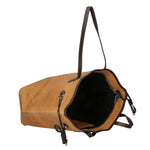 Emiliana Borsa a spalla da donna Vera pelle 80061-CUOIO Gave Lux