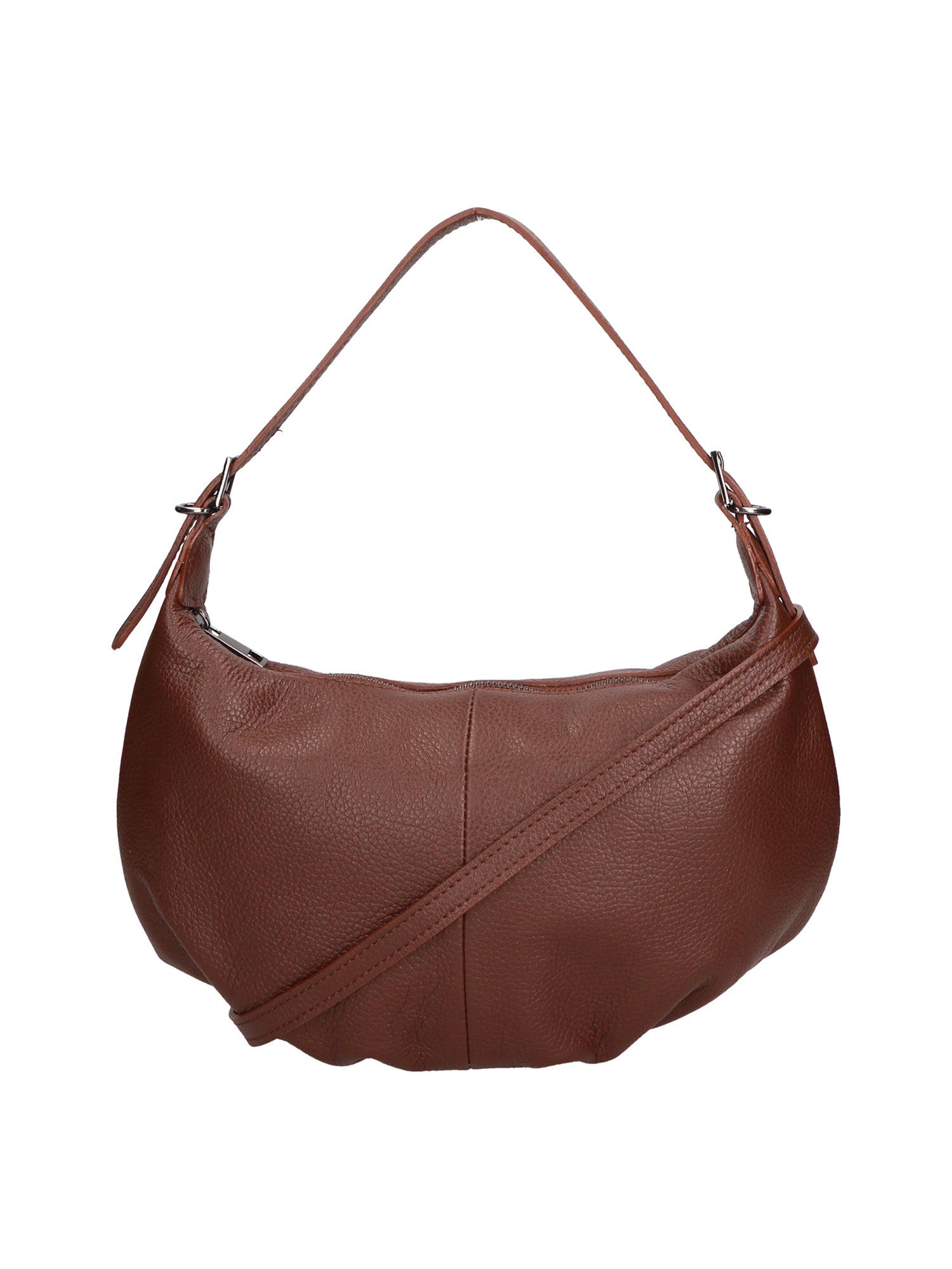 Licia Borsa a spalla da donna Vera pelle 06512-CIOCCOLATO Gave Lux