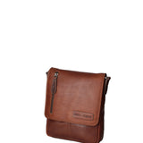 Borsa a tracolla da uomo Vera pelle HIL-3069S-T.MORO Hill Burry