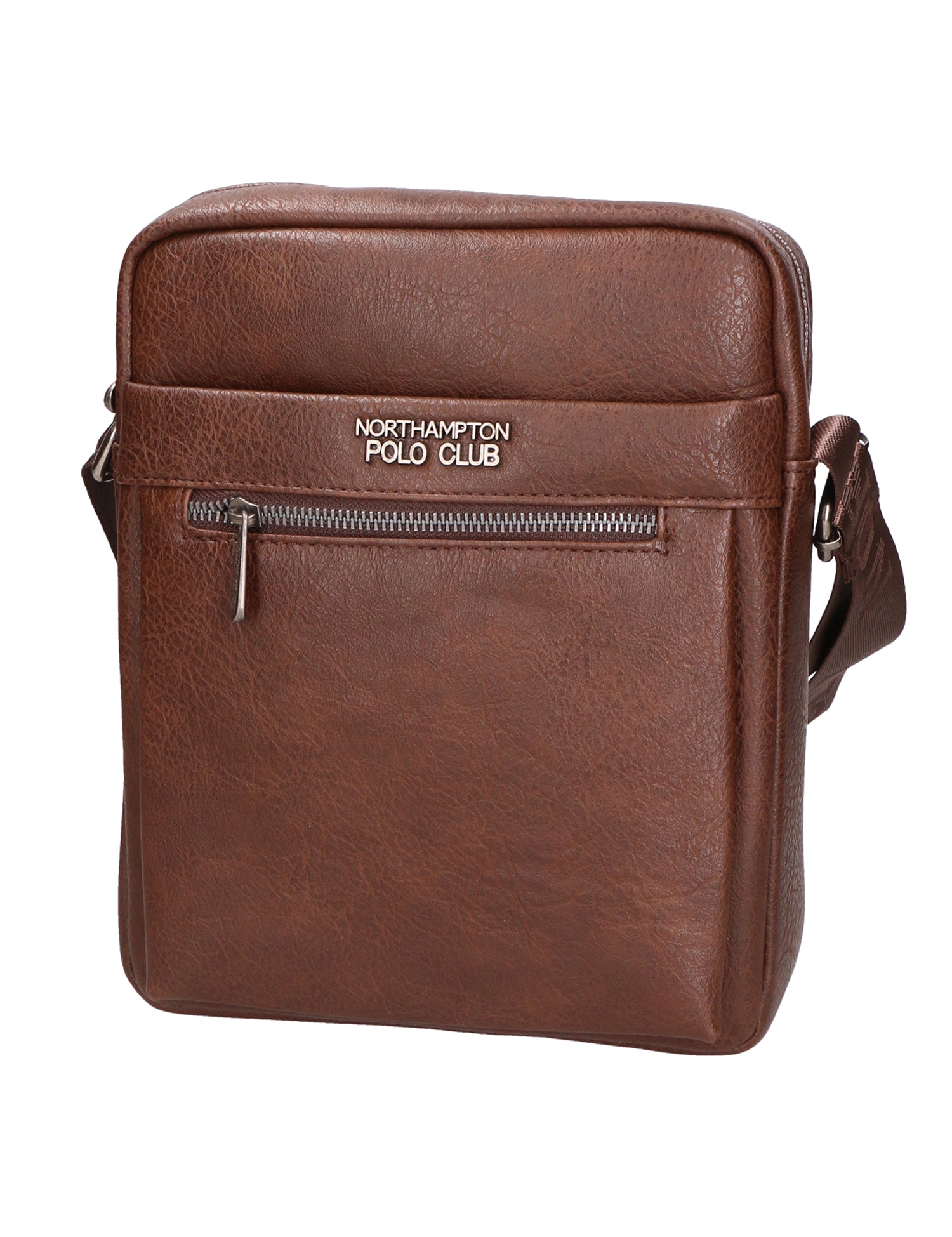 Borsa a tracolla uomo 100% pelle PU PCL3003-COFFEE Northampton Polo Club