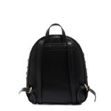 Zaino da donna in poliuretano Vegan LISA-MACRO-BLACK-BRUSH GOLD Marc Ellis
