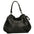 Ereba Borsa a mano da donna Made in Italy 100% pelle 3305-NERO BLACK Gave Lux