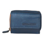 Portafoglio da uomo in vera pelle RFID HILB-5037-BLU Hill Burry