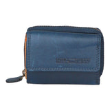 Portafoglio da uomo in vera pelle RFID HILB-5037-BLU Hill Burry