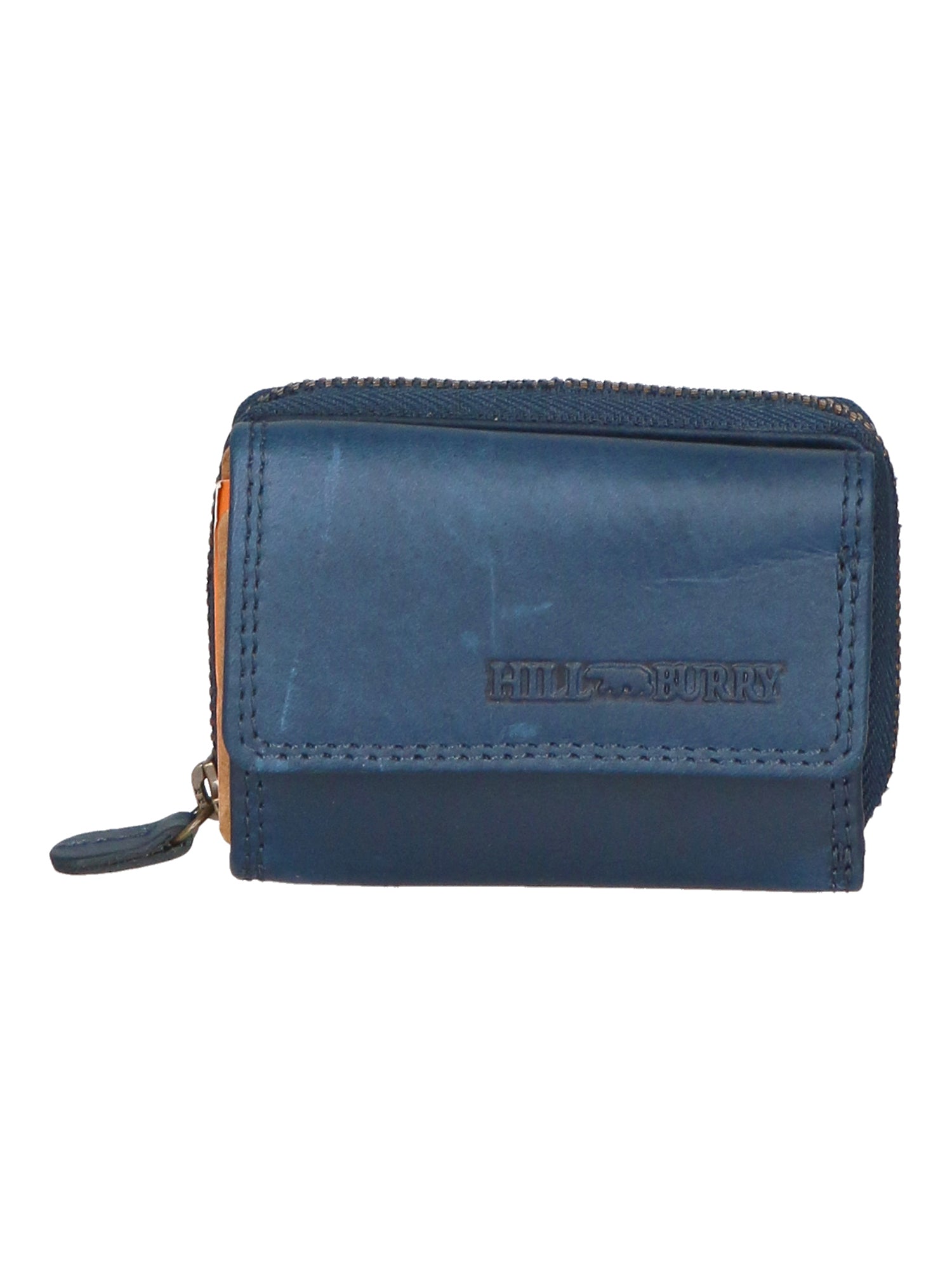 Portafoglio da uomo in vera pelle RFID HILB-5037-BLU Hill Burry