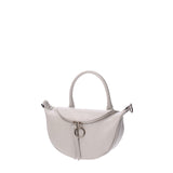 Mae Borsa a mano da donna Vera pelle 07142-D86 GRIGIO PERLA Viola Castellani