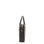 Borsa a mano unisex vera pelle Made in Italy 4454-NERO Alessia Firenze