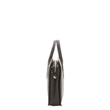 Borsa a mano unisex vera pelle Made in Italy 4454-NERO Alessia Firenze