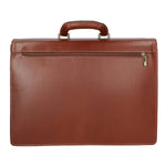 Cesare Borsa da lavoro uomo Vera pelle 7002-MARRONE Gave Lux