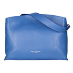Borsa a spalla da donna Made in Italy Vera pelle 01101-D22 BLUETTE Viola Castellani