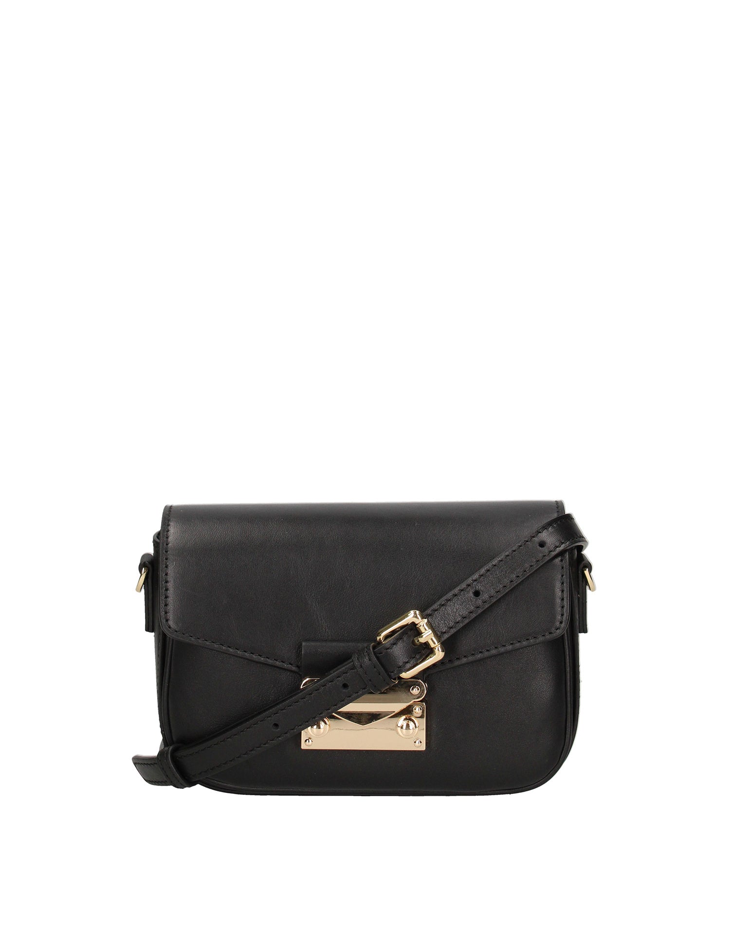 Borsa a tracolla da donna Vera pelle ROB8-NERO Roberta Rossi