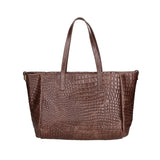 Lorella Borsa a spalla da donna Vera pelle croco 06499-015 T.MORO Gave Lux