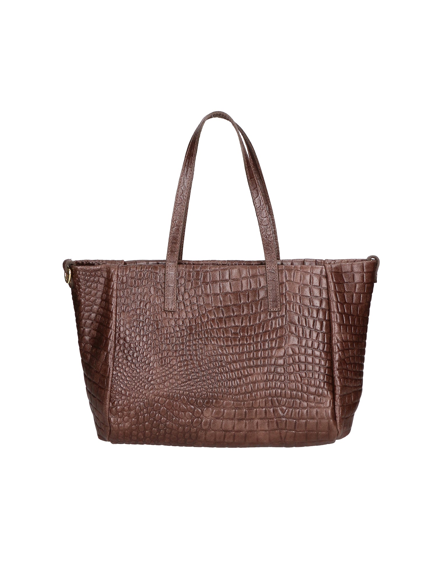 Lorella Borsa a spalla da donna Vera pelle croco 06499-015 T.MORO Gave Lux