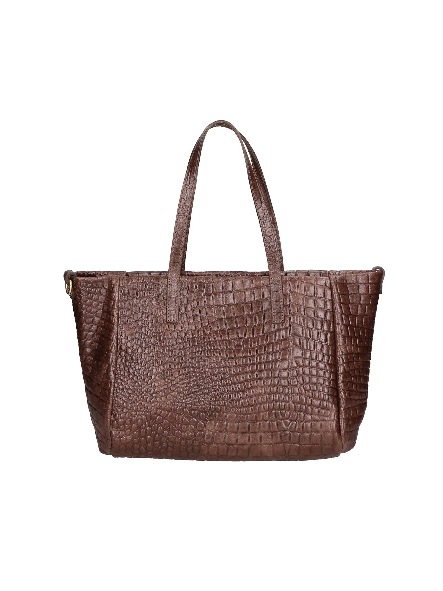 Lorella Borsa a spalla da donna Vera pelle croco 06499-015 T.MORO Gave Lux