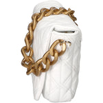 Aurélia Borsa a spalla da donna Vera pelle 04542-S01 BIANCO Gave Lux
