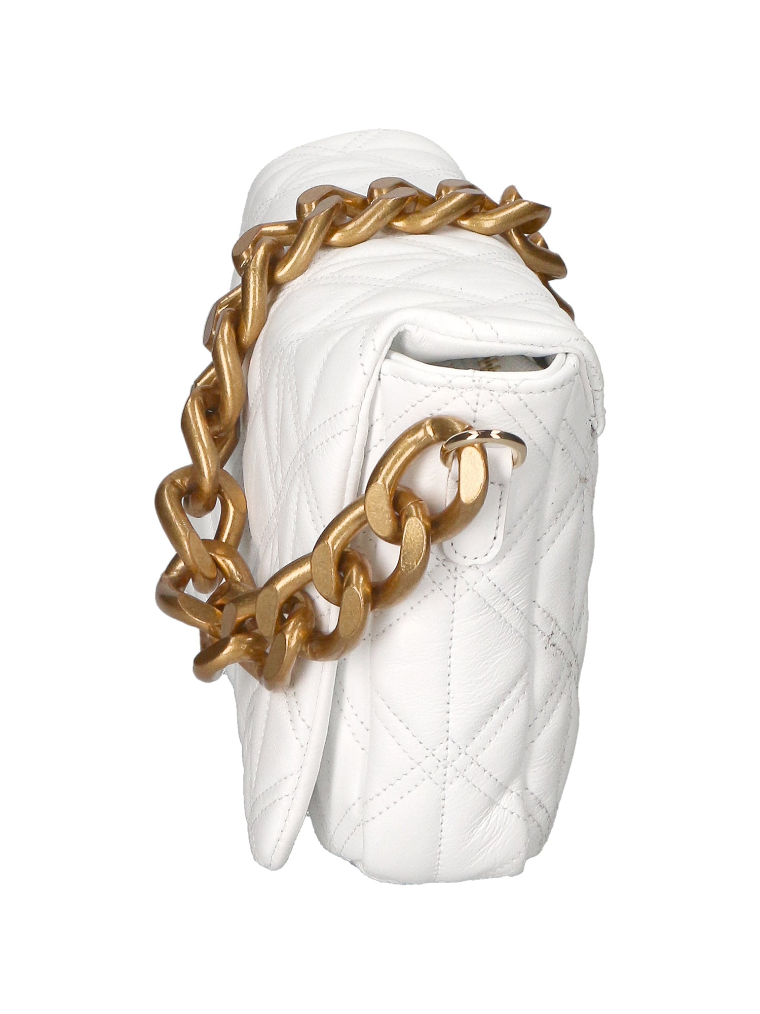 Aurélia Borsa a spalla da donna Vera pelle 04542-S01 BIANCO Gave Lux