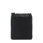 MO-32DO-BLACK Borsa a tracolla uomo in vera pelle Momo Design