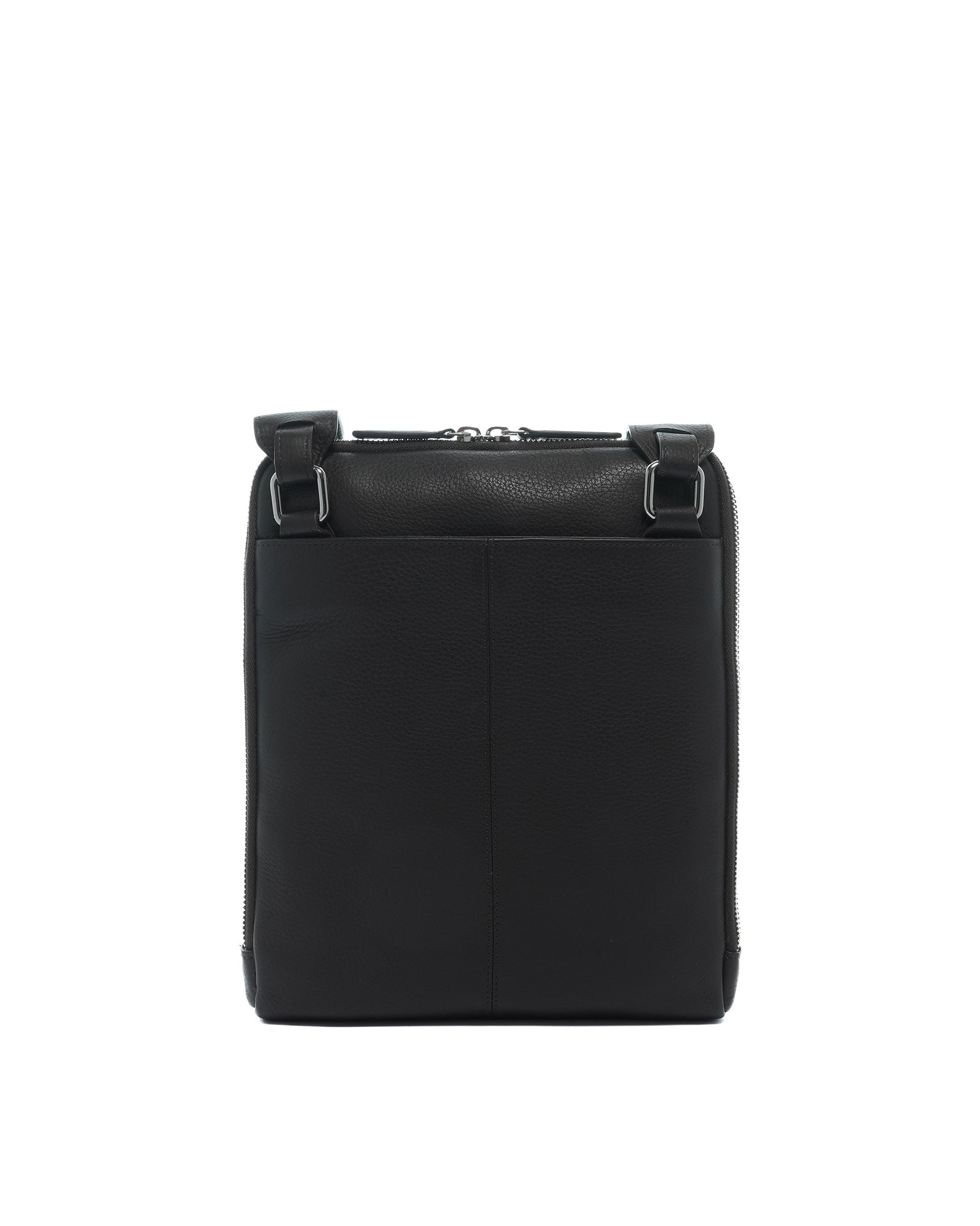 MO-32DO-BLACK Borsa a tracolla uomo in vera pelle Momo Design