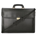 Cesare Borsa da lavoro uomo Vera pelle 7002-NERO Gave Lux