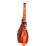 Gloria Borsa a mano da donna Vera pelle 05708L-L010 ARANCIO Gave Lux