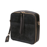 Borsa a tracolla da donna Vera pelle MYB-6020-FW-NERO My Best Bag