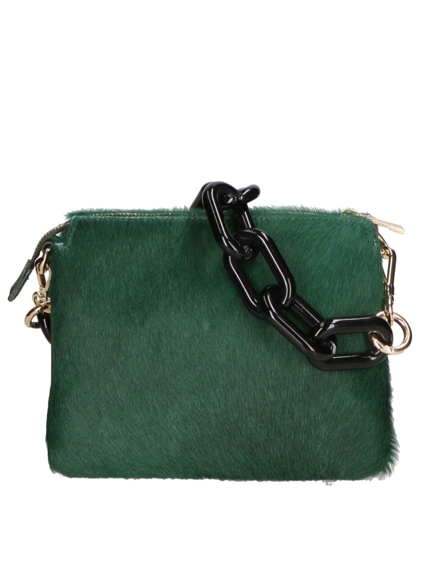 Borsa a spalla da donna Vera pelle di cavallino MYB-8021-FW-FORESTA My Best Bag