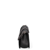 Borsa a mano da donna 100% Pvc FLAT-M 24-BLACK - SATIN CDF Marc Ellis