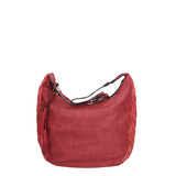 Silvana Elite Borsa a spalla donna Misto nylon e pelle LK0265-BORDEAUX Gave Lux