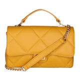 Vita Borsa a spalla da donna Vera pelle 06879-S36 SENAPE Gave Lux