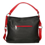 Emily Borsa a spalla da donna Vera pelle 80064-D10 ROSSO D28 NERO Gave Lux