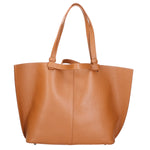 Beata Borsa a spalla da donna Vera pelle 05779-D17 CUOIO SCURO Gave Lux