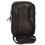 Borsa a tracolla da uomo Vera pelle RFID HILB-15073-NERO Hill Burry