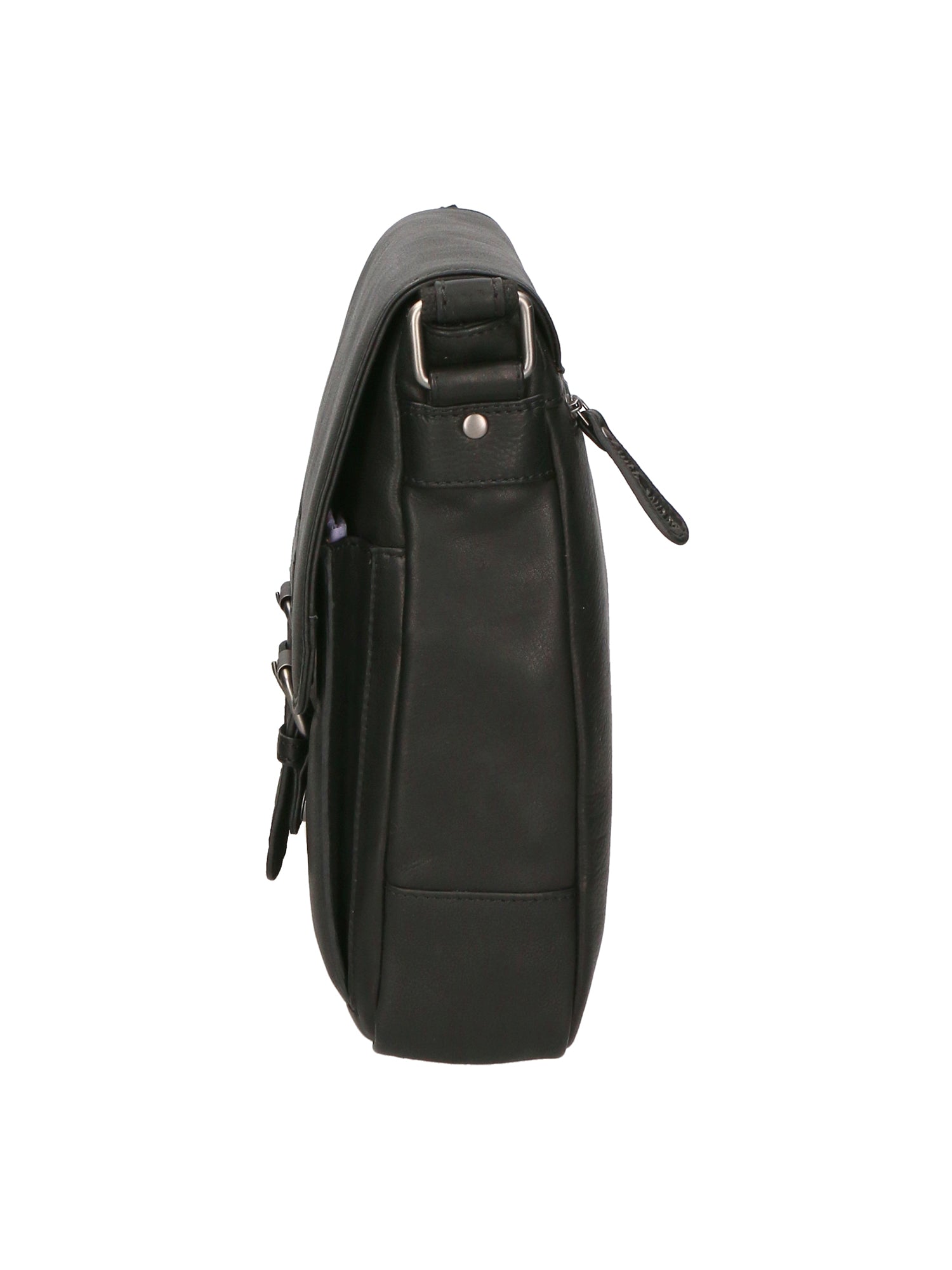 Borsa a tracolla da uomo 100% vera pelle HILB-3076-NERO Hill Burry