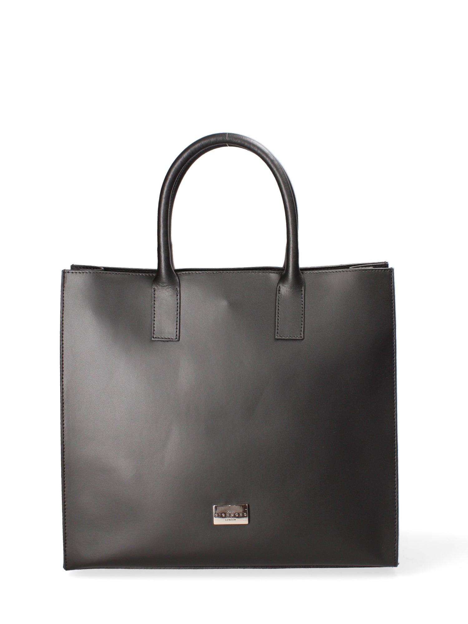Borsa a mano da donna 100% vera pelle JR-W-1131RU-BLACK-SILVER John Richmond