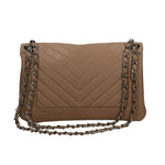 Regina Borsa a spalla da donna Vera pelle 6596-TAUPE Gave Lux