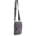 Borsa a tracolla da uomo 100% Poliestere BC1194-GRIGIO B Cavalli