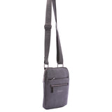 Borsa a tracolla da uomo 100% Poliestere BC1194-GRIGIO B Cavalli