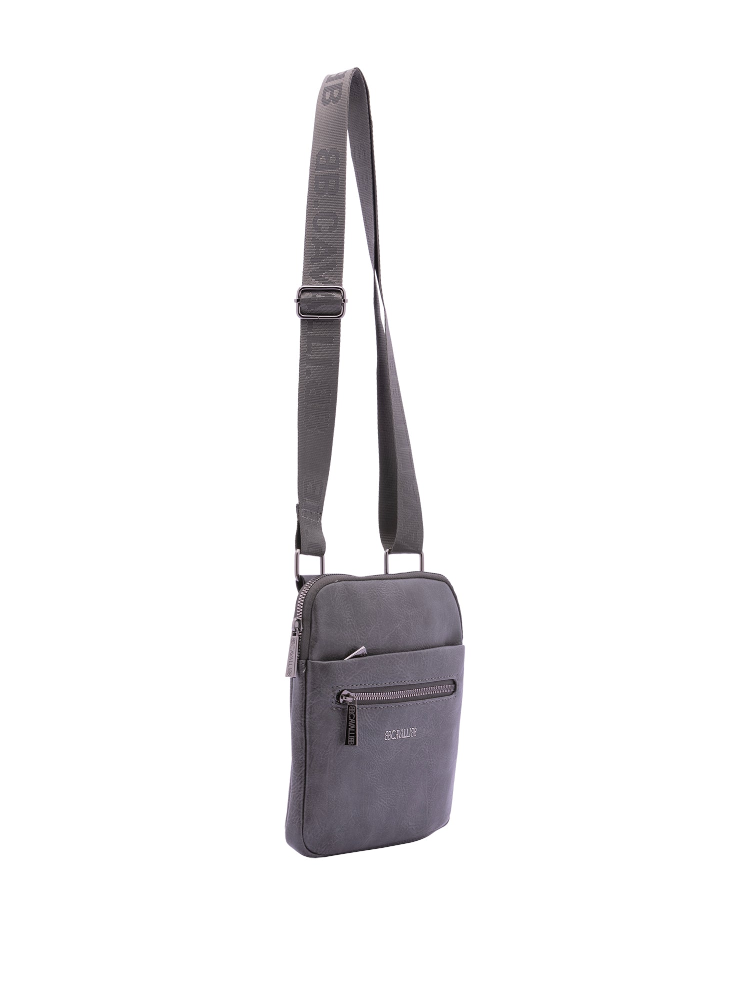 Borsa a tracolla da uomo 100% Poliestere BC1194-GRIGIO B Cavalli