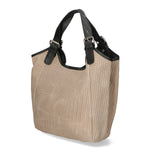 Elettra Borsa a mano da donna Vera pelle 80050-TAUPE Gave Lux