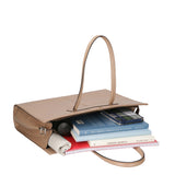 Borsa a mano da Donna Eugenia in Vera Pelle Made in Italy 29x40x10 cm