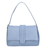 Jasmine Borsa a spalla da donna Vera pelle 06496-S41 CELESTE SCURO Gave Lux