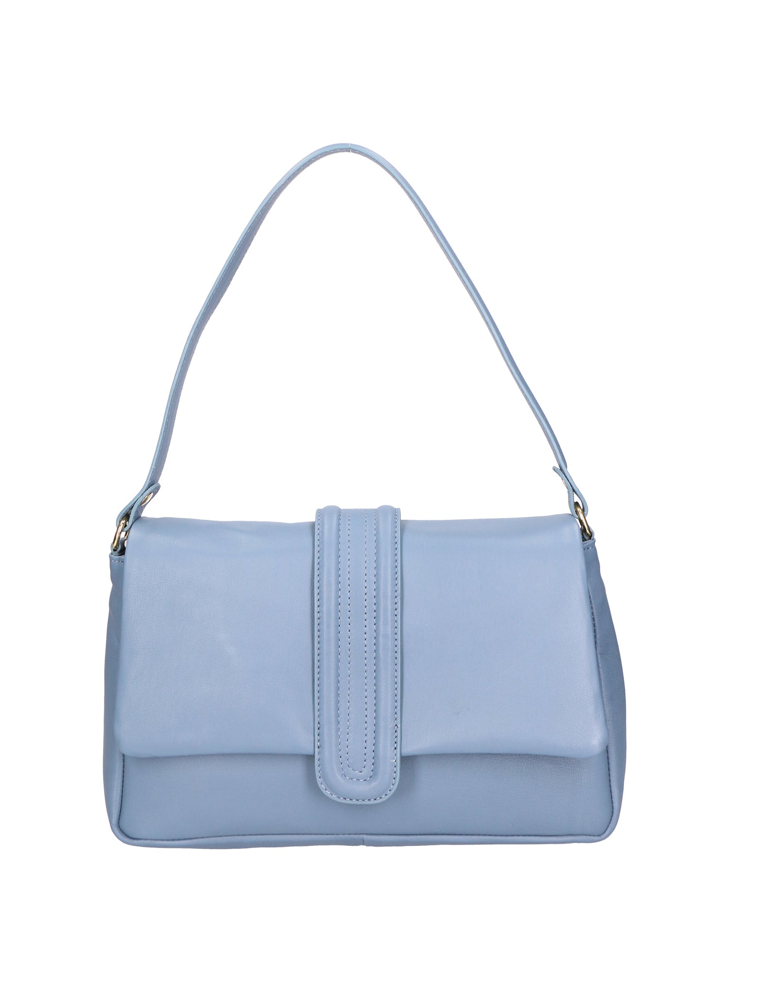 Jasmine Borsa a spalla da donna Vera pelle 06496-S41 CELESTE SCURO Gave Lux
