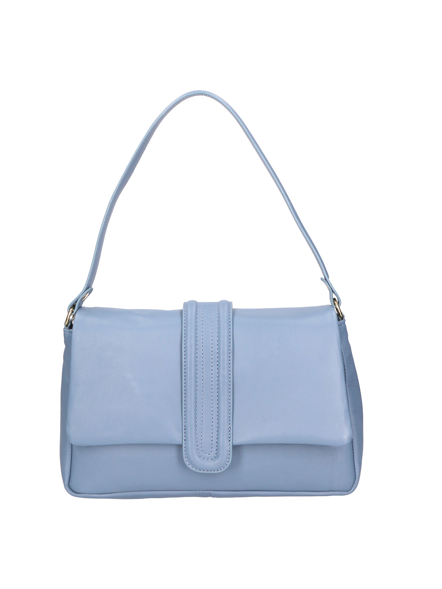 Jasmine Borsa a spalla da donna Vera pelle 06496-S41 CELESTE SCURO Gave Lux
