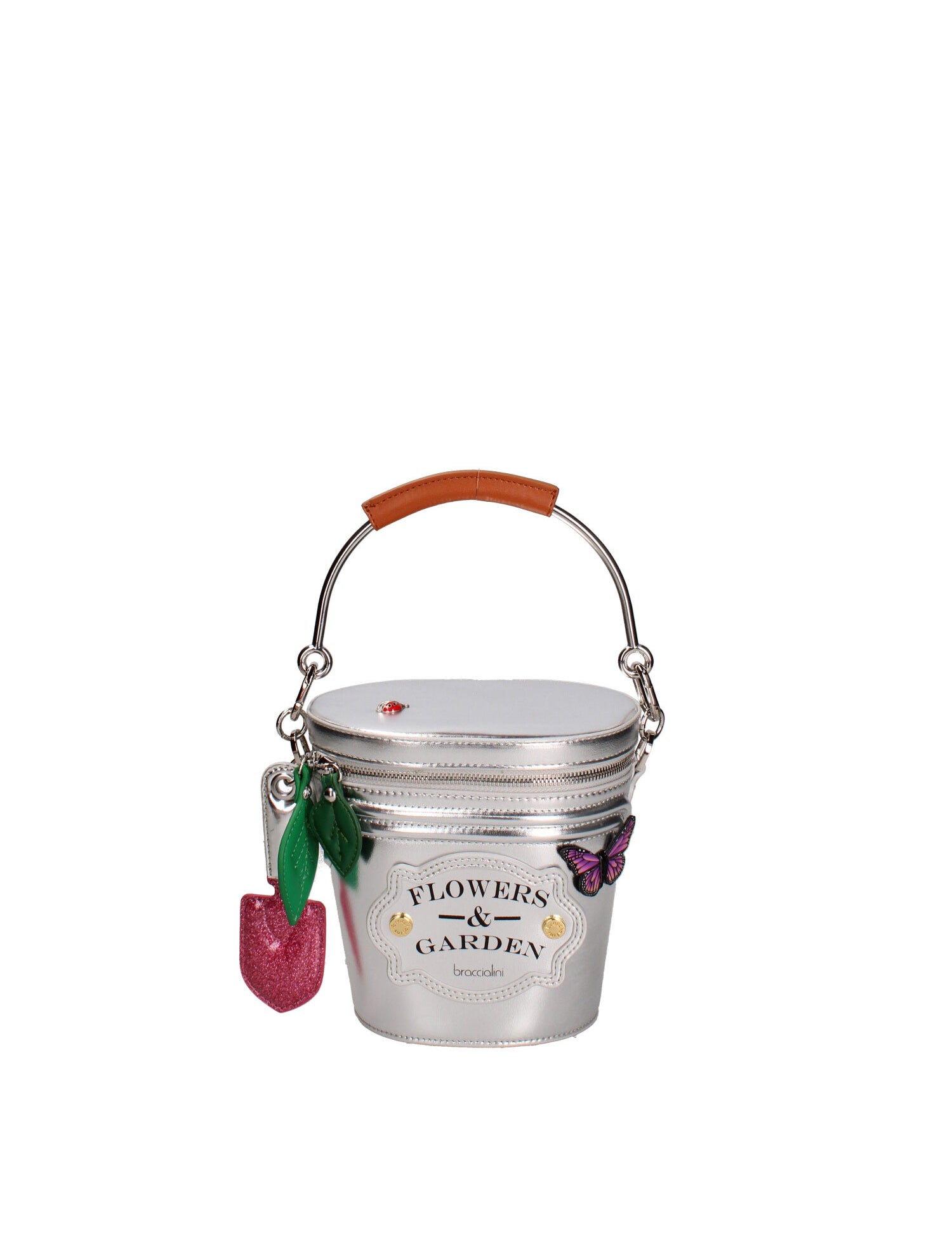 Poliuretano B14830GR-UNICO Borsa a mano da donna Jardinette Braccialini