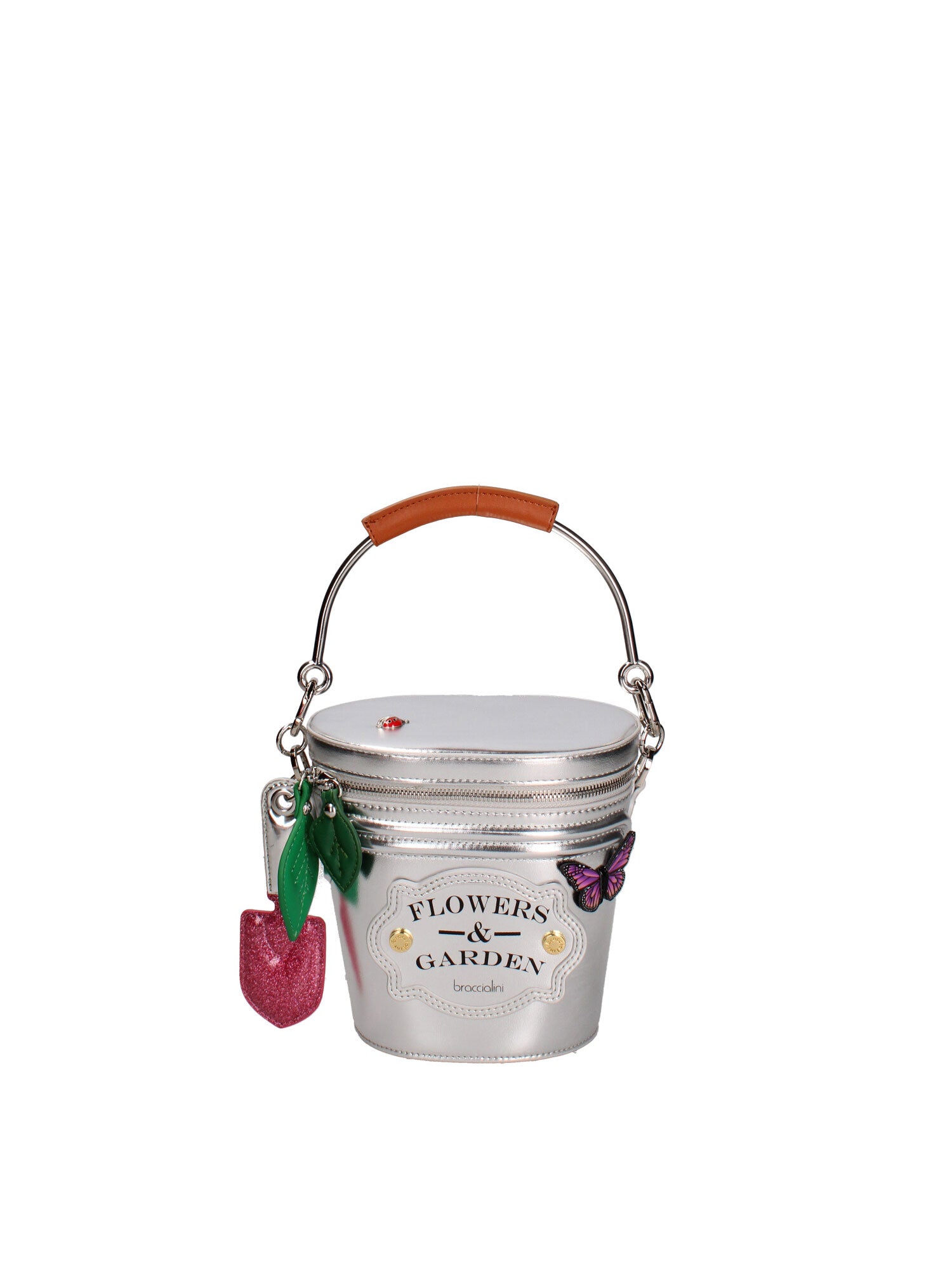 Poliuretano B14830GR-UNICO Borsa a mano da donna Jardinette Braccialini