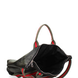 Convertible Handbag Into Backpack For Women In Genuine Leather Made in Italy 43x38x12 cm
