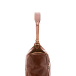 Borsa da viaggio unisex in vera pelle 100% cotone 4037-MARRONE Alessia Firenze