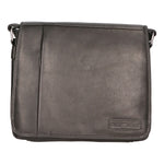 Borsa a tracolla da uomo Vera pelle RFID HILB-3075-NERO Hill Burry
