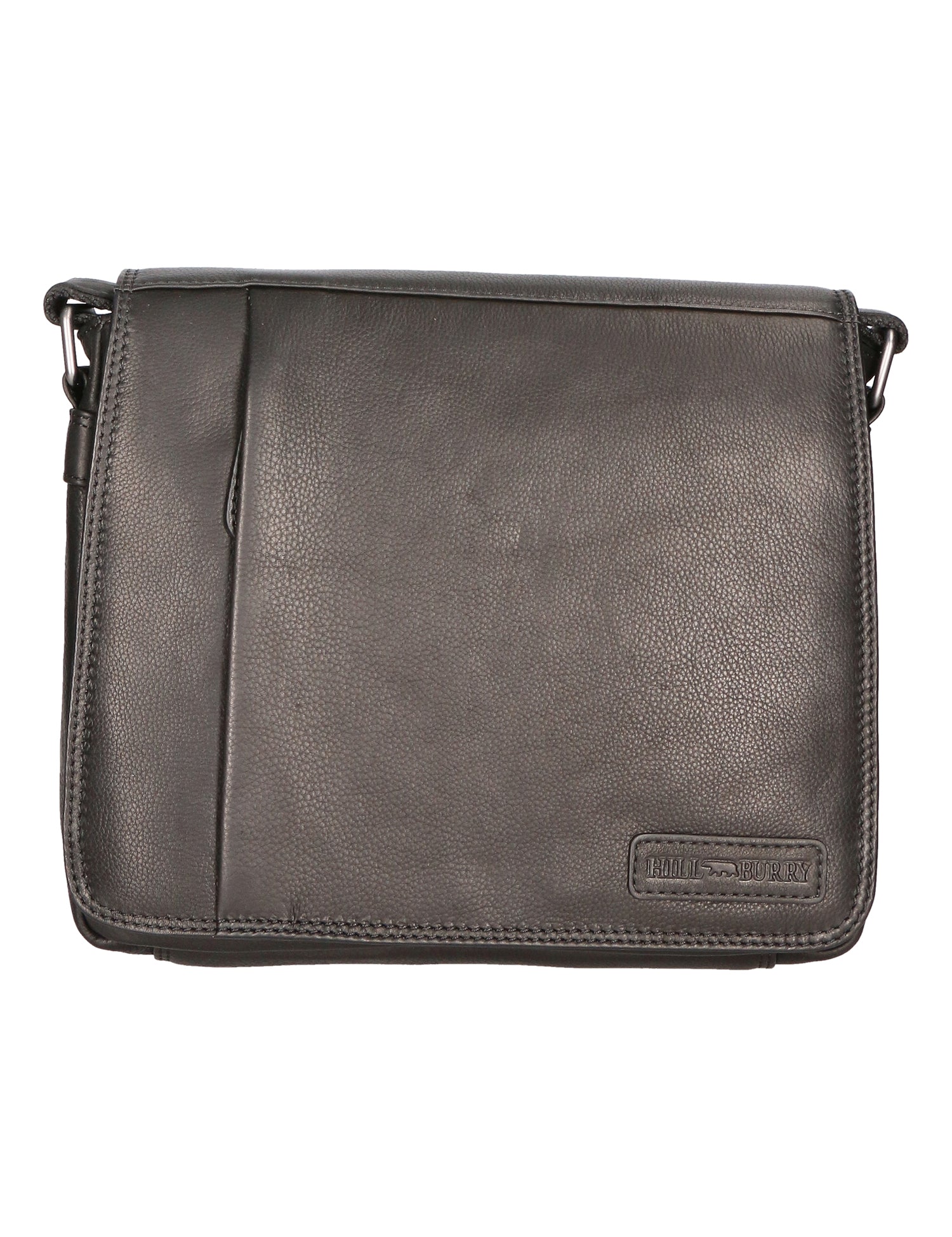 Borsa a tracolla da uomo Vera pelle RFID HILB-3075-NERO Hill Burry