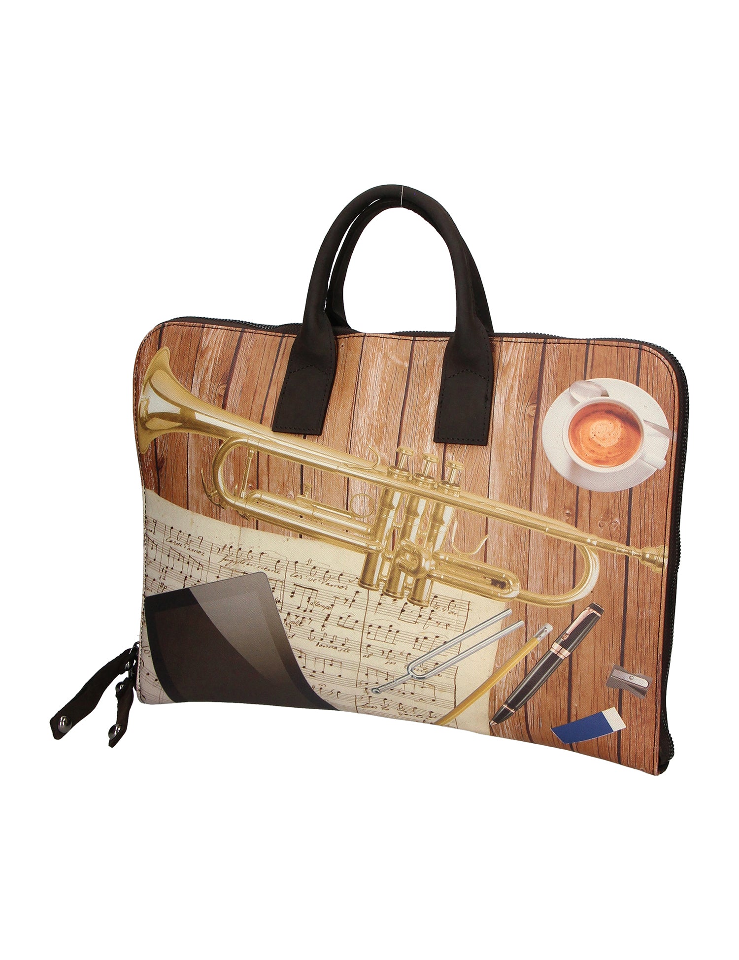 Michela Borsa a mano da donna Vera pelle ZG3007-MUSICA Gave Lux